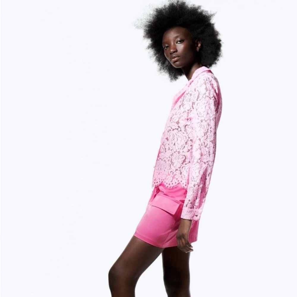 Zara Pink Mini Skirt - Picture 6 of 7